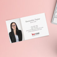 Modern Professional Realtor Real Estate Add Photo Business Card at Zazzle