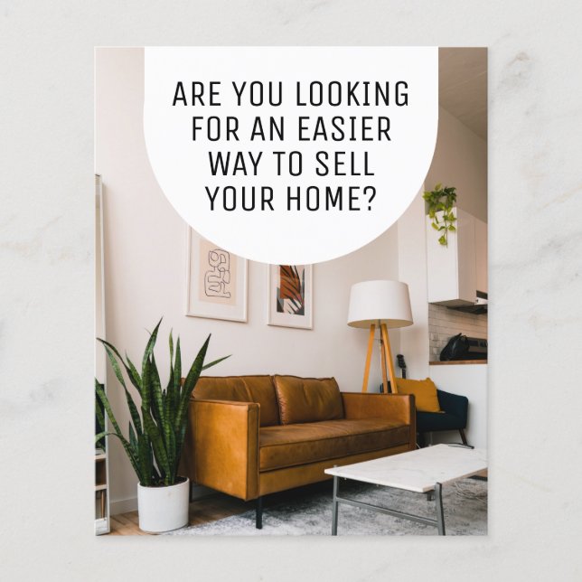 Modern Professional Realtor Simple Brochure Flyer (Front)