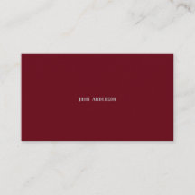 Modern Professional Simple Cherry Red