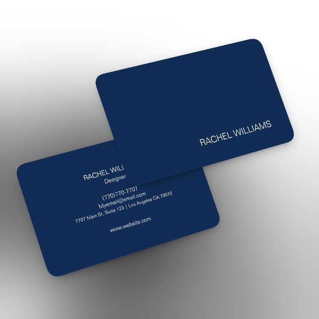 Modern Professional Simple Minimal Business Card  (Creator Uploaded)