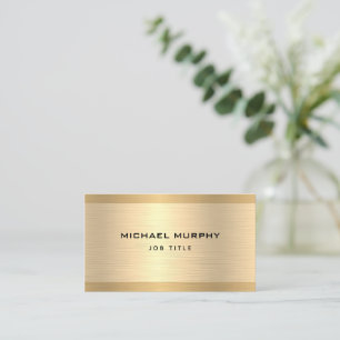 Modern Professional Simple Script Minimalist  Business Card