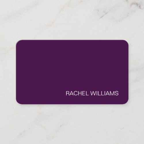 Modern Professional Sleek Elegant Business Card