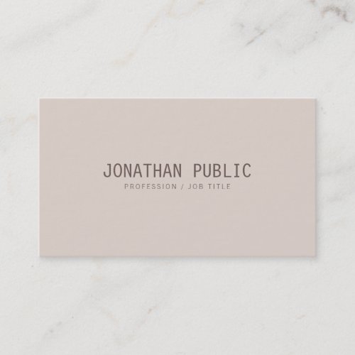 Modern Professional Sleek Template Elegant Colors Business Card