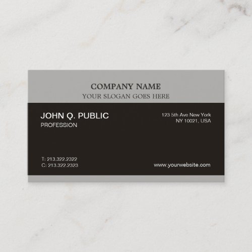 Modern Professional Sophisticated Artistic Design Business Card