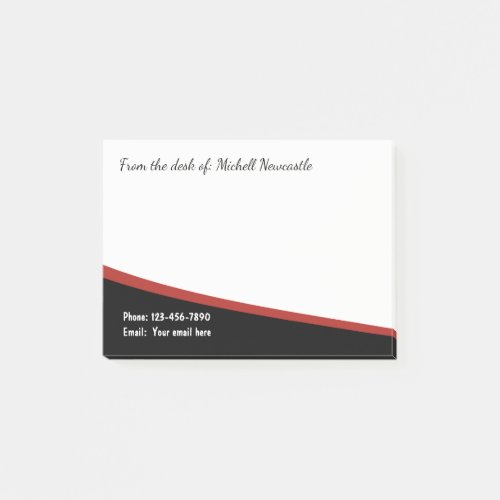 Modern Professional Style Post_it Notes