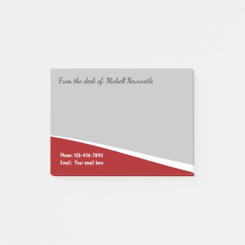 Modern Professional Style Post_it Notes