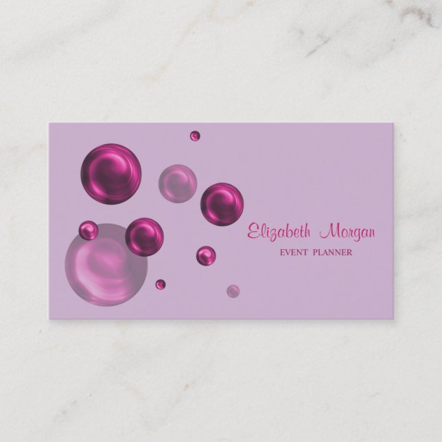 Modern Professional  Stylish Simple,Dots Business Card (Front)