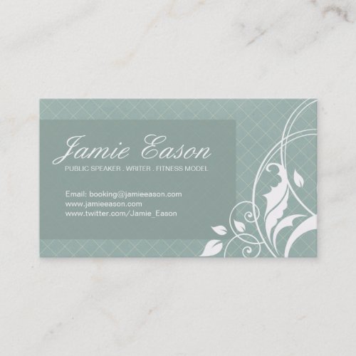 Modern Profile Card - Jamie Eason Business Card Templates