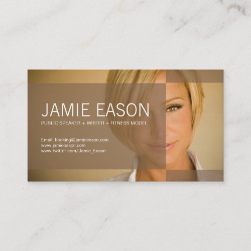Modern Profile Card - Jamie Eason Business Cards