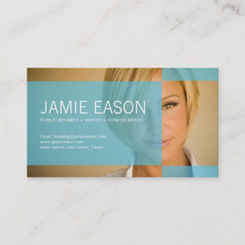 Modern Profile Card - Jamie Eason Business Card Templates