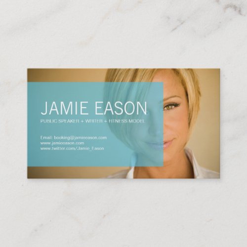 Modern Profile Card - Jamie Eason Business Card