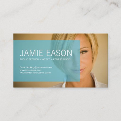 Customizable Modern Profile Card - Jamie Eason Business Card