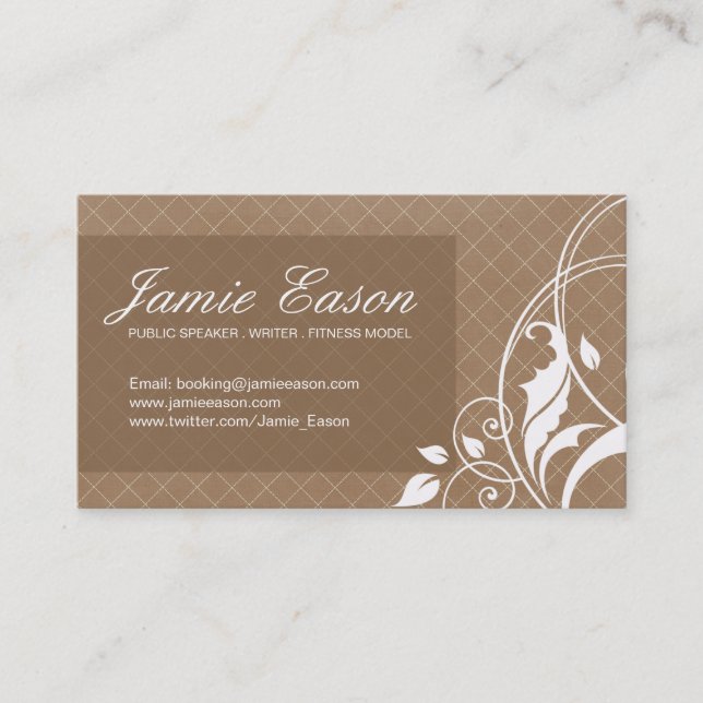 Modern Profile Card - Jamie Eason (Front)