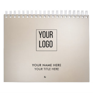 Modern Promotional Business Logo Calendar