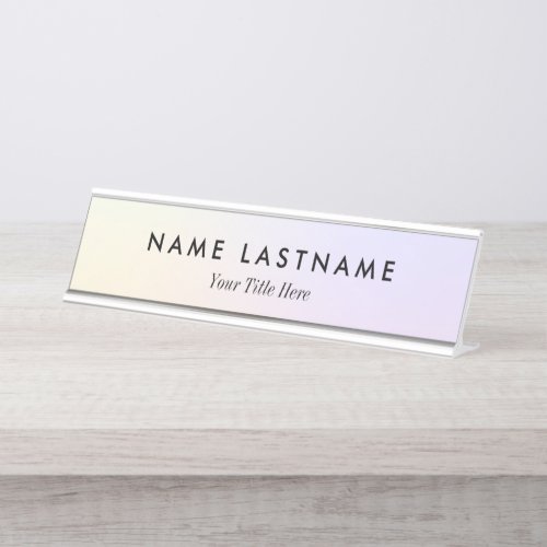 Modern Promotional Business Logo  Desk Name Plate