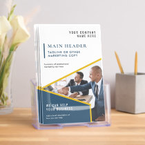 Modern Promotional Business Marketing Bi-Fold Brochures