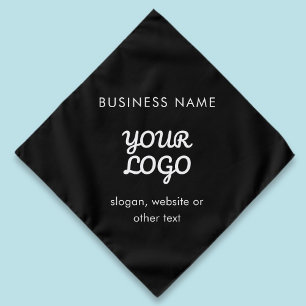 Modern Promotional Logo & Text   Editable Color Bandana
