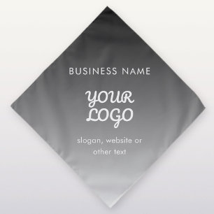 Modern Promotional Logo & Text   Editable Color Bandana