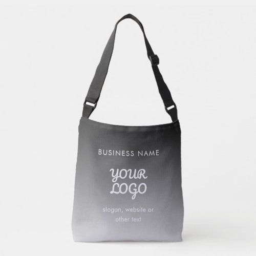 Modern Promotional Logo  Text  Editable Color Crossbody Bag