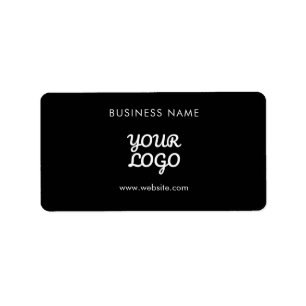 Modern Promotional Logo & Text Editable Color Label
