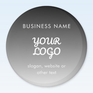 Modern Promotional Logo & Text Editable Color Magnet