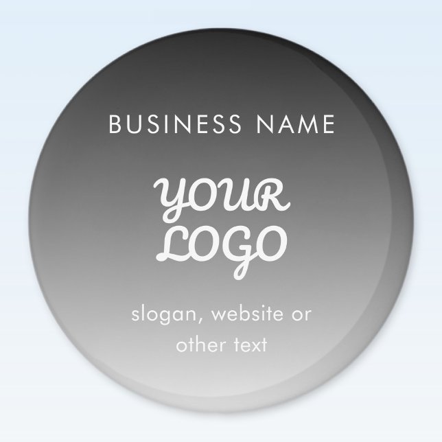 Modern Promotional Logo & Text | Editable Color Magnet (Creator Uploaded)