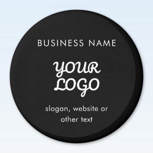 Modern Promotional Logo & Text   Editable Color Magnet