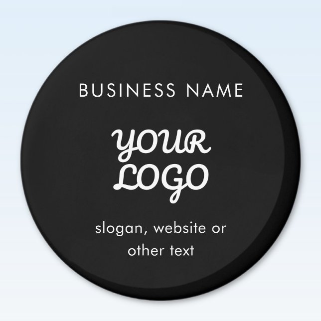Modern Promotional Logo & Text | Editable Color Magnet (Creator Uploaded)