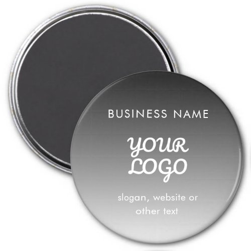 Modern Promotional Logo  Text  Editable Color Magnet