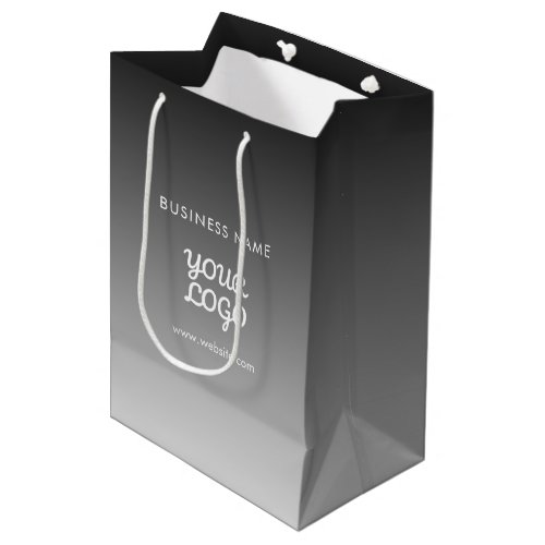 Modern Promotional Logo  Text  Editable Color Medium Gift Bag