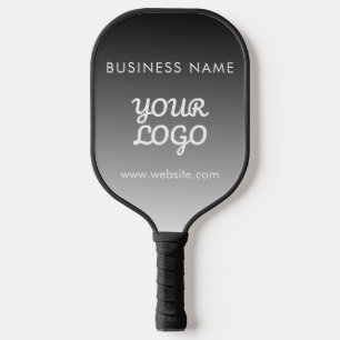 Modern Promotional Logo & Text Editable Color Pickleball Paddle