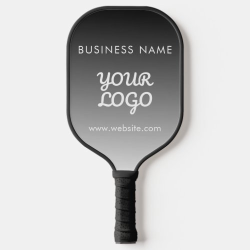 Modern Promotional Logo  Text  Editable Color Pickleball Paddle