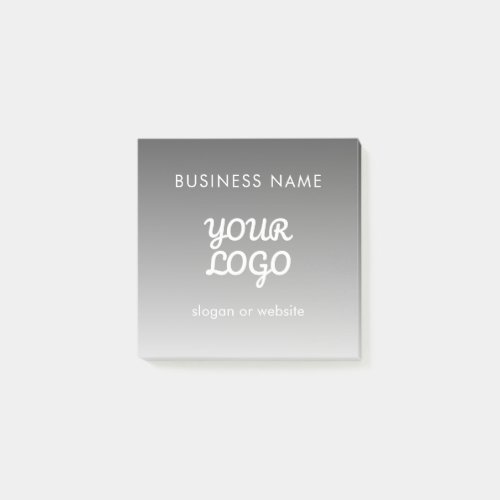 Modern Promotional Logo  Text  Editable Color Post_it Notes