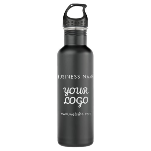 Modern Promotional Logo  Text  Editable Color Stainless Steel Water Bottle