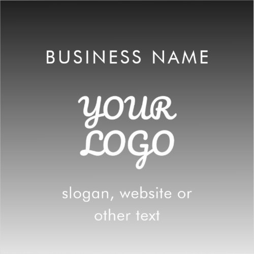 Modern Promotional Logo  Text  Editable Color Sticker