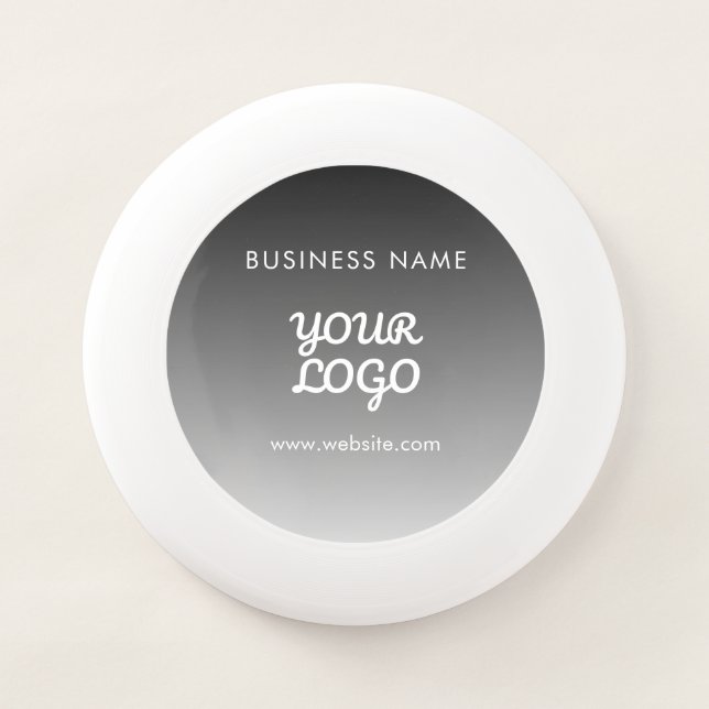 Modern Promotional Logo & Text | Editable Color Wham-O Frisbee (Front)