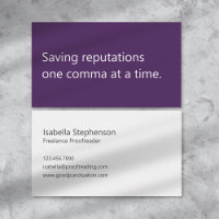 Modern Proofreader Freelance Minimalist 