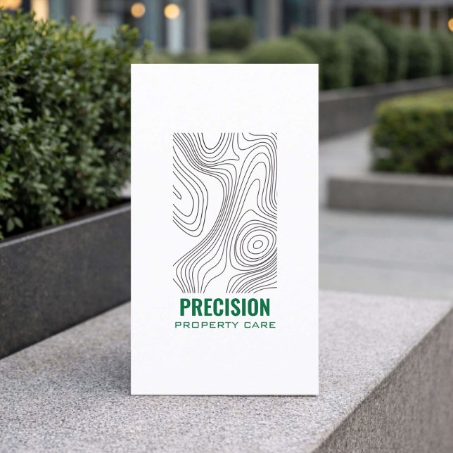 Modern Property Maintenance & Groundskeeping Business Card (Creator Uploaded)