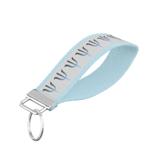 Modern Psychology Symbol Wrist Key Chain (Angled Down)