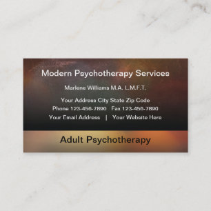 Modern Psychotherapy Appointment Card