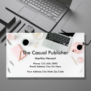 Modern Publisher Businesscards Business Card at Zazzle