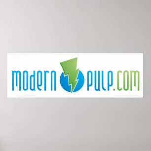 Modern Pulp Logo Poster