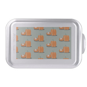 Modern Pumpkin Pumpkin Pie Pattern Green Cake Pan