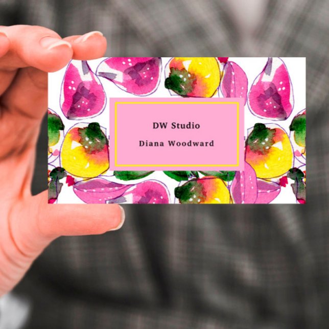 Modern Purple Abstract Business Card (Creator Uploaded)