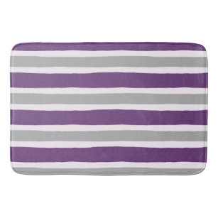 purple and gray bathroom rugs