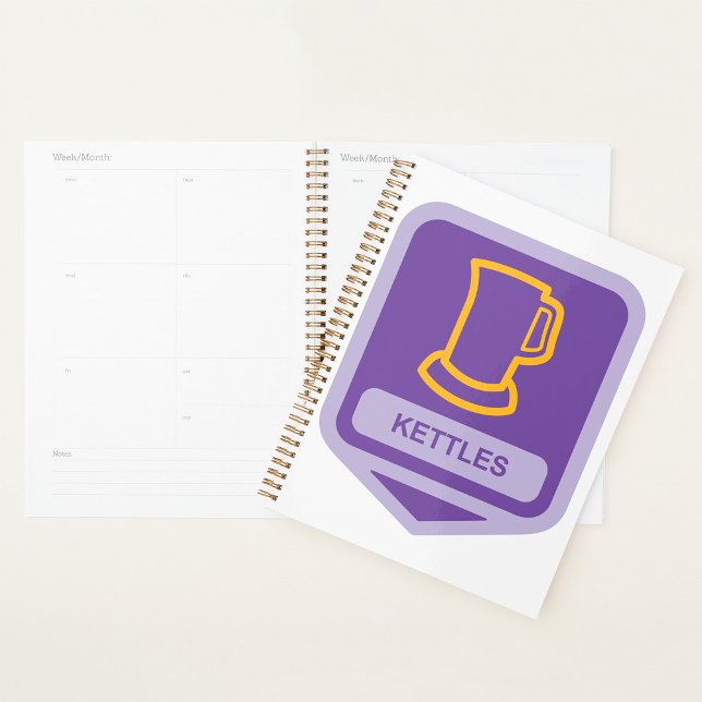 Modern Purple and Yellow Kettles Icon Planner (Creator Uploaded)