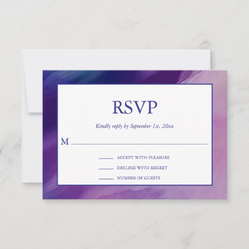 Modern Purple Blue Star David Bar Mitzvah Hebrew 