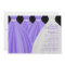 Modern Purple Bridesmaid Bride Dress Bridal Shower