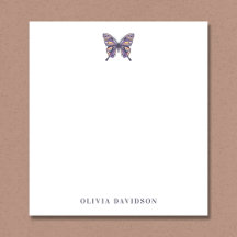 Modern Purple Butterfly Personalized