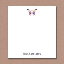 Modern Purple Butterfly Personalized